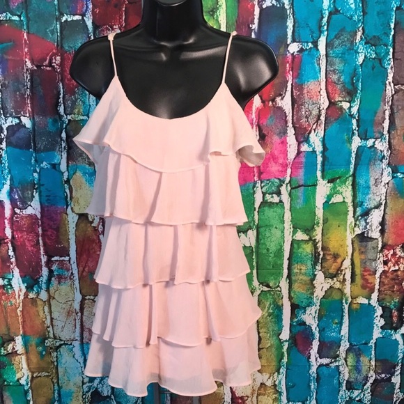 Tops - Light Pink Layered Spaghetti Strap Shirt